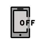 Mobile Phone Off SVG Icon